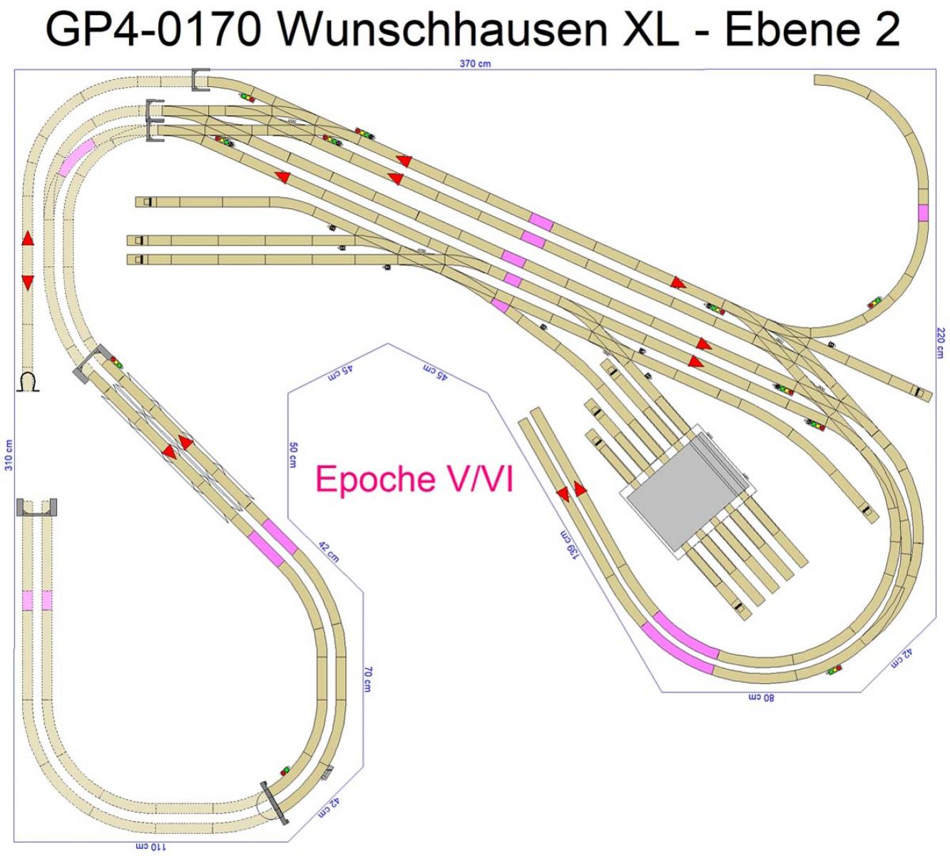 GP4-0170 C-Gleisplan Wunschhausen XL (310/370/250)